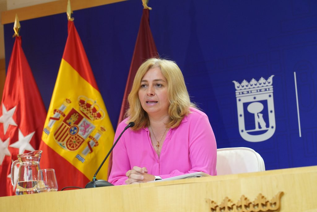 Vicalcaldesa de Madrid en el pleno para la aprobación del sandbox